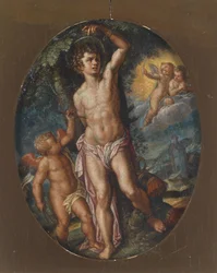 Angels Tending to the Martyred Saint Sebastian